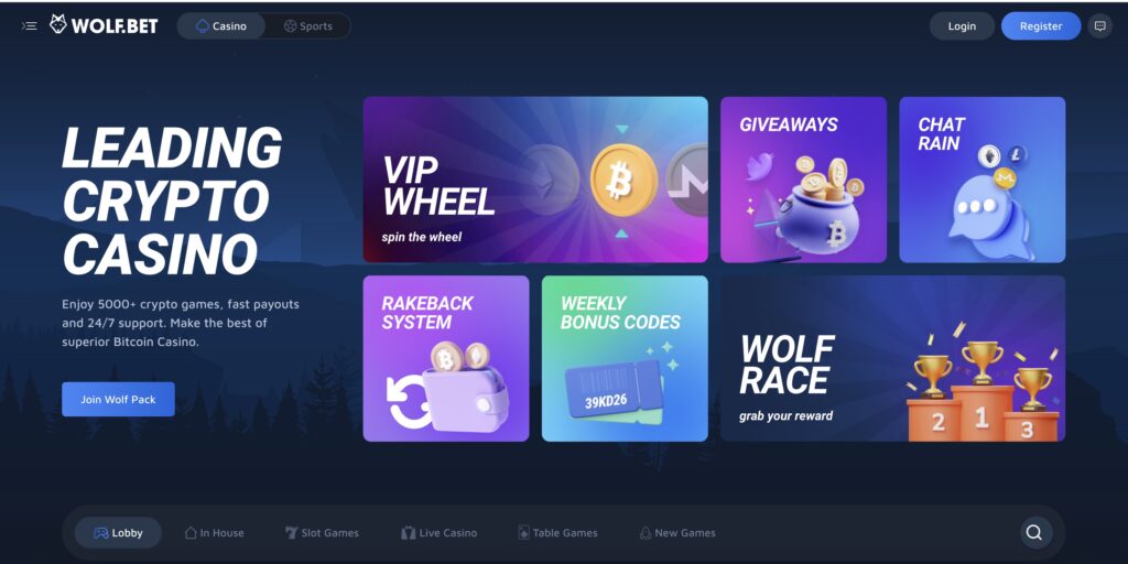 Wolf crypto casino